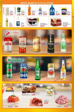 Supermercados Joanin - Ofertas da semana  - Pré-Visualização do folheto da loja Supermercados Joanin, válido de 14.10.2025 | Página: 2 | Produtos: Salsicha, Linguiça, Hambúrguer, Papel higiênico