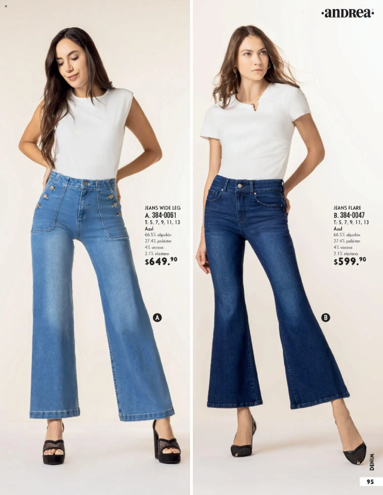 Nuevas ofertas de Andrea válidas en toda la República Mexicana desde el 25.01.2026. ¡Encuentra las mejores ofertas en Andrea catálogo Vestir! | Página: 95 | Productos: Algodón