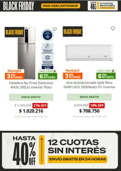 Vista previa Casa del Audio - Catálogo - Black Fraiday válido desde el 19.11.2025 | Página: 2 | Productos: Banco, Aire acondicionado, Heladera