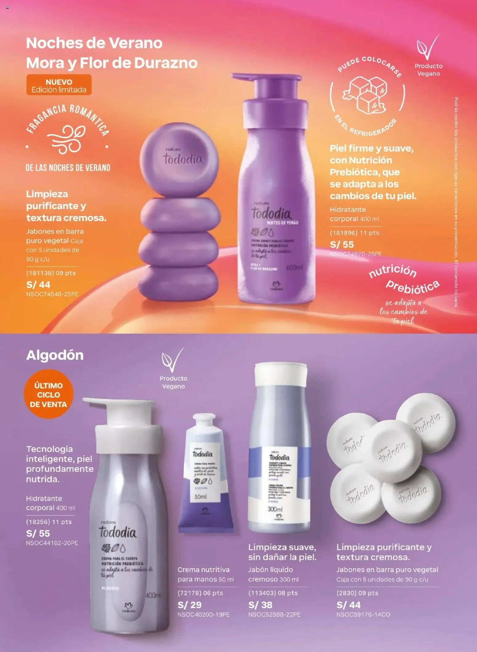Catálogo Natura válido desde 10.03.2026 | Página: 127 | Productos: Jabón, Caja, Refrigerador, Fragancia