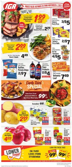 Preview of IGA weekly ads valid from 29.10.2025