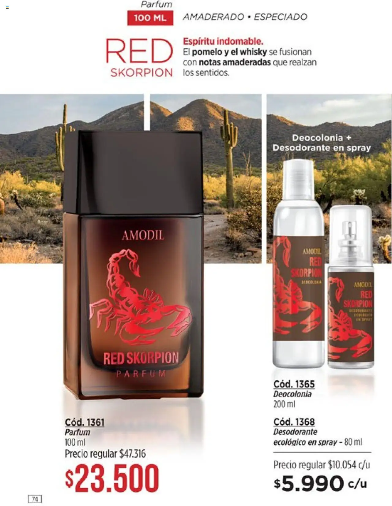 Catálogo Amodil Campaña 12 │ válido desde el 26.06.2025 | Página: 74 | Productos: Whisky, Desodorante, Pomelo