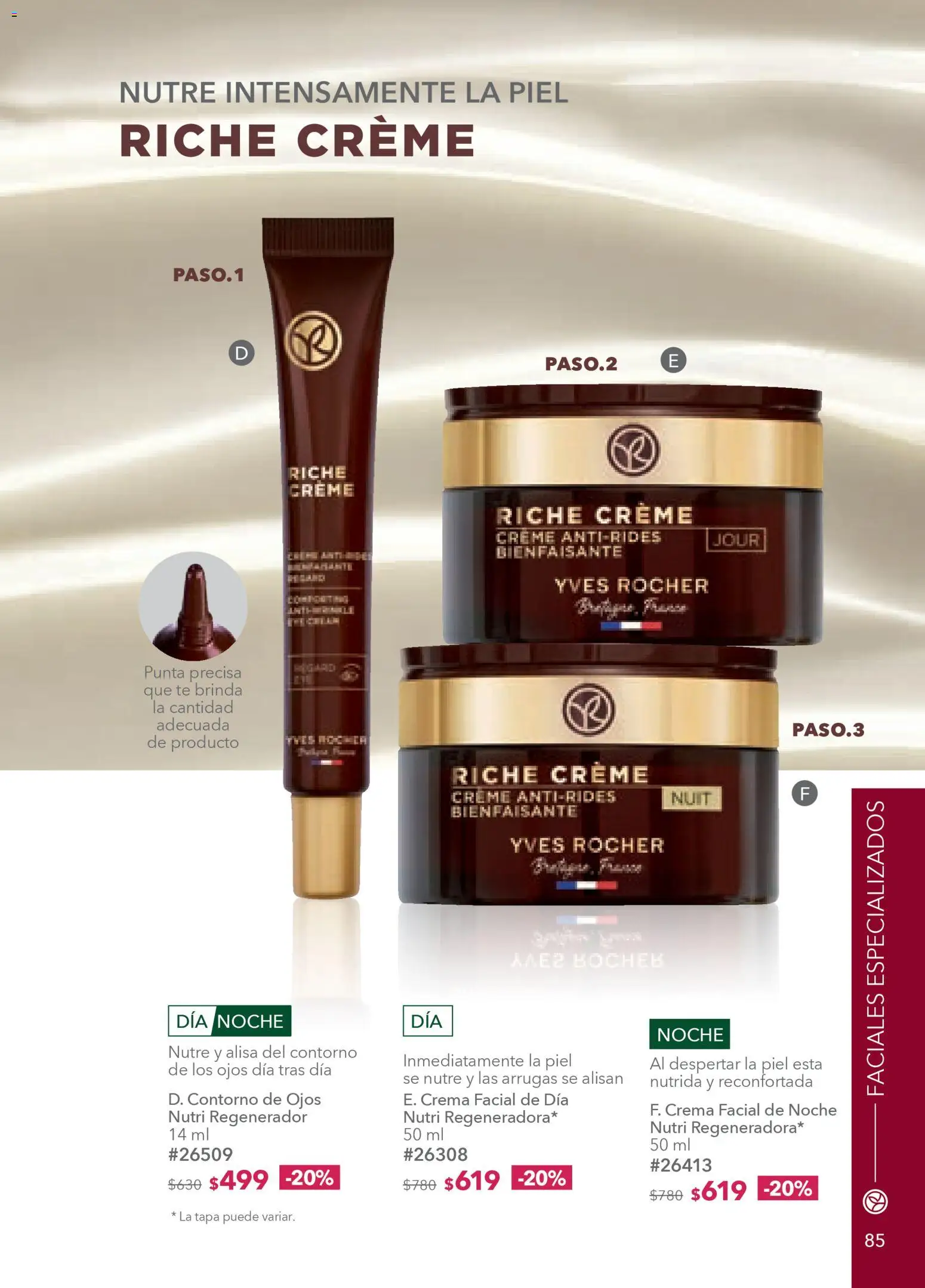 Nuevas ofertas de Yves Rocher válidas en toda la República Mexicana desde el 10.02.2026. ¡Encuentra las mejores ofertas en Yves Rocher campaña 3 2026! | Página: 83 | Productos: Contorno de ojos, Crema, Contorno, Té