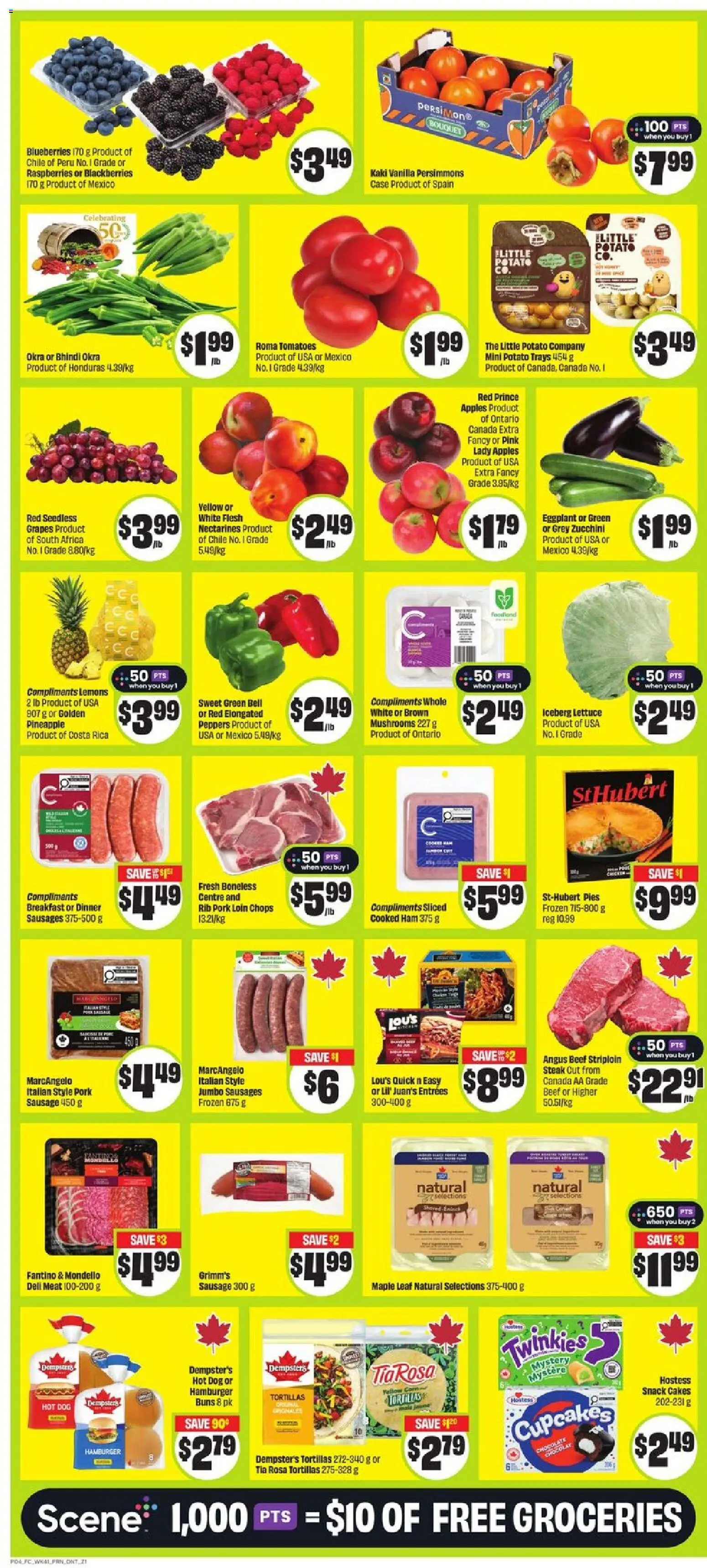FreshCo flyer valid from 05.02.2026 | Page: 5 | Products: Pineapple, Ham, Apples, Tomatoes