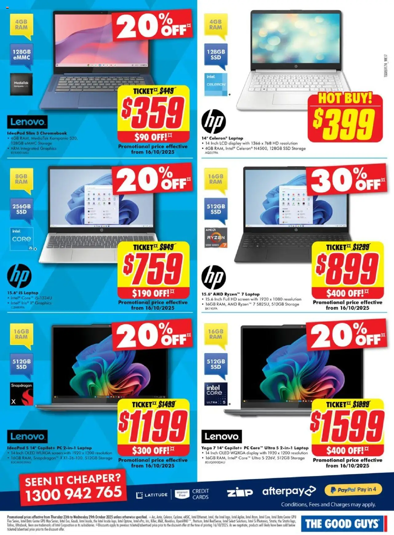 The Good Guys catalogue - valid from 22.10.2025 | Page: 20 | Products: Pc, Laptop, Screen