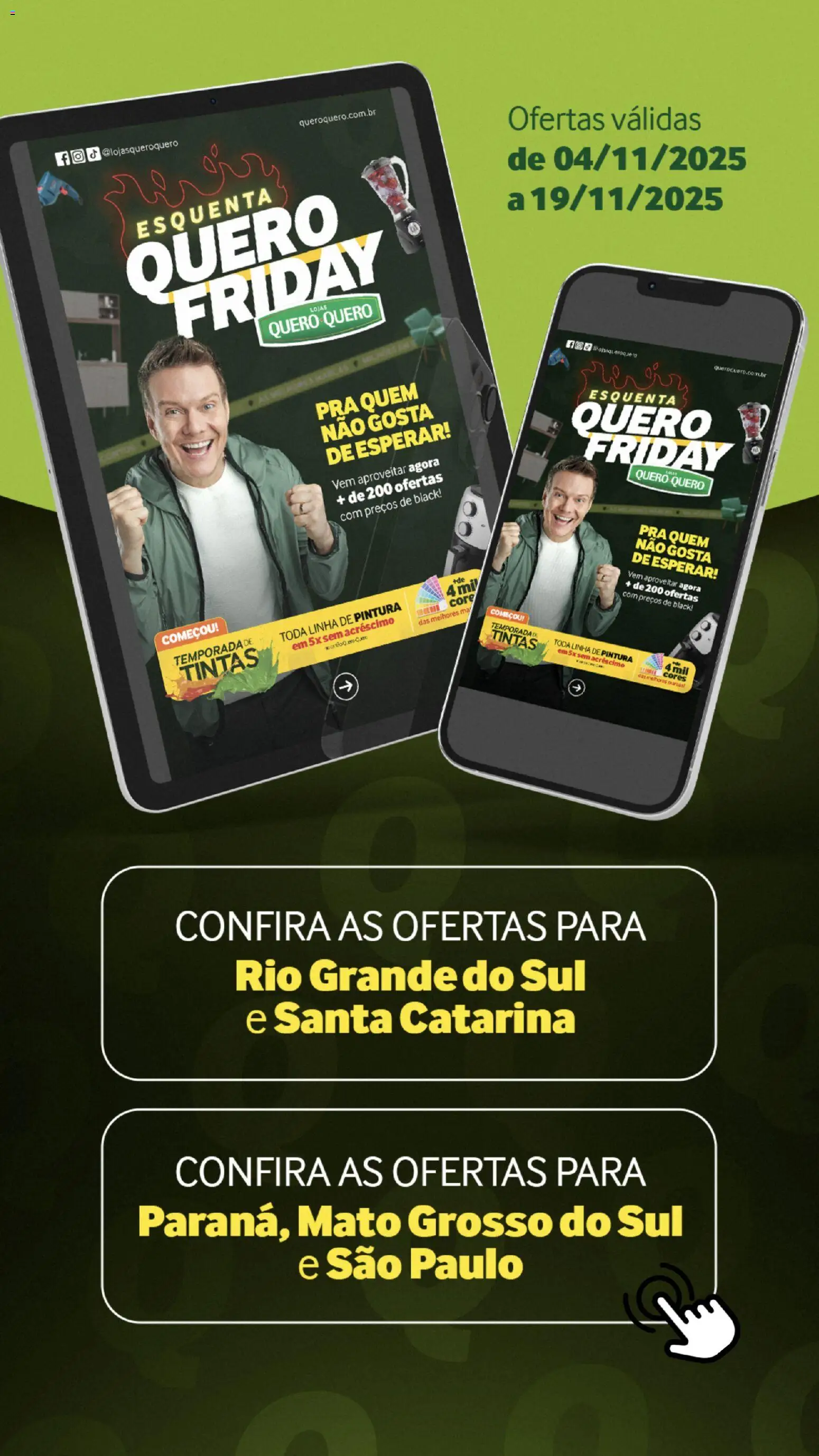 Lojas Quero-Quero Folheto - válido de 04.11.2025 | Página: 1