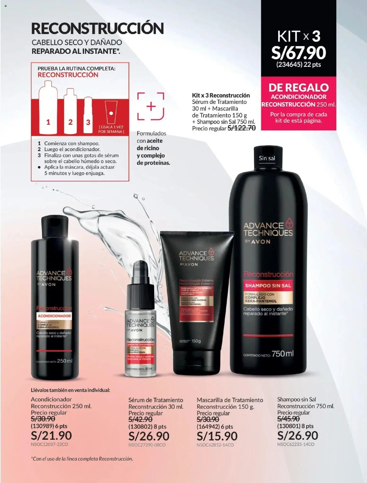 Catálogo Avon válido desde 01.02.2026 | Página: 173 | Productos: Shampoo, Acondicionador, Aceite