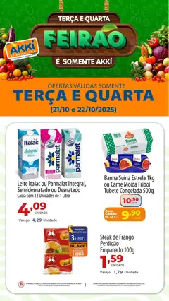 Akki Atacadista - Ofertas Feirão - Pré-Visualização do folheto da loja Akki Atacadista, válido de 21.10.2025