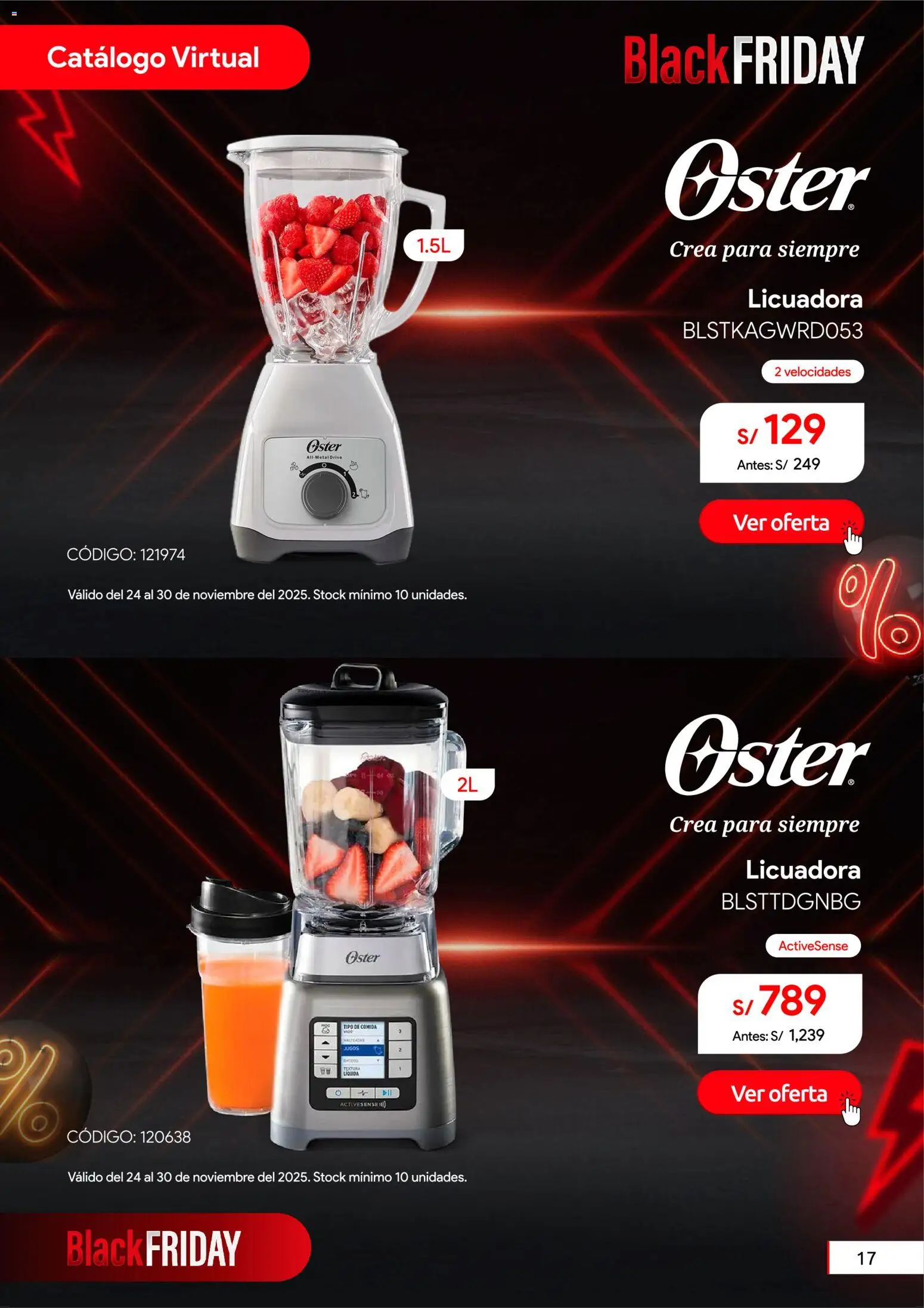 Catálogo Hiraoka válido desde 24.11.2025 | Página: 18 | Productos: Licuadora