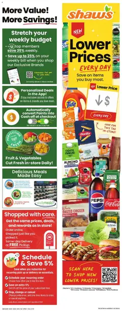 Preview of Shaw's weekly ads valid from 01.08.2025