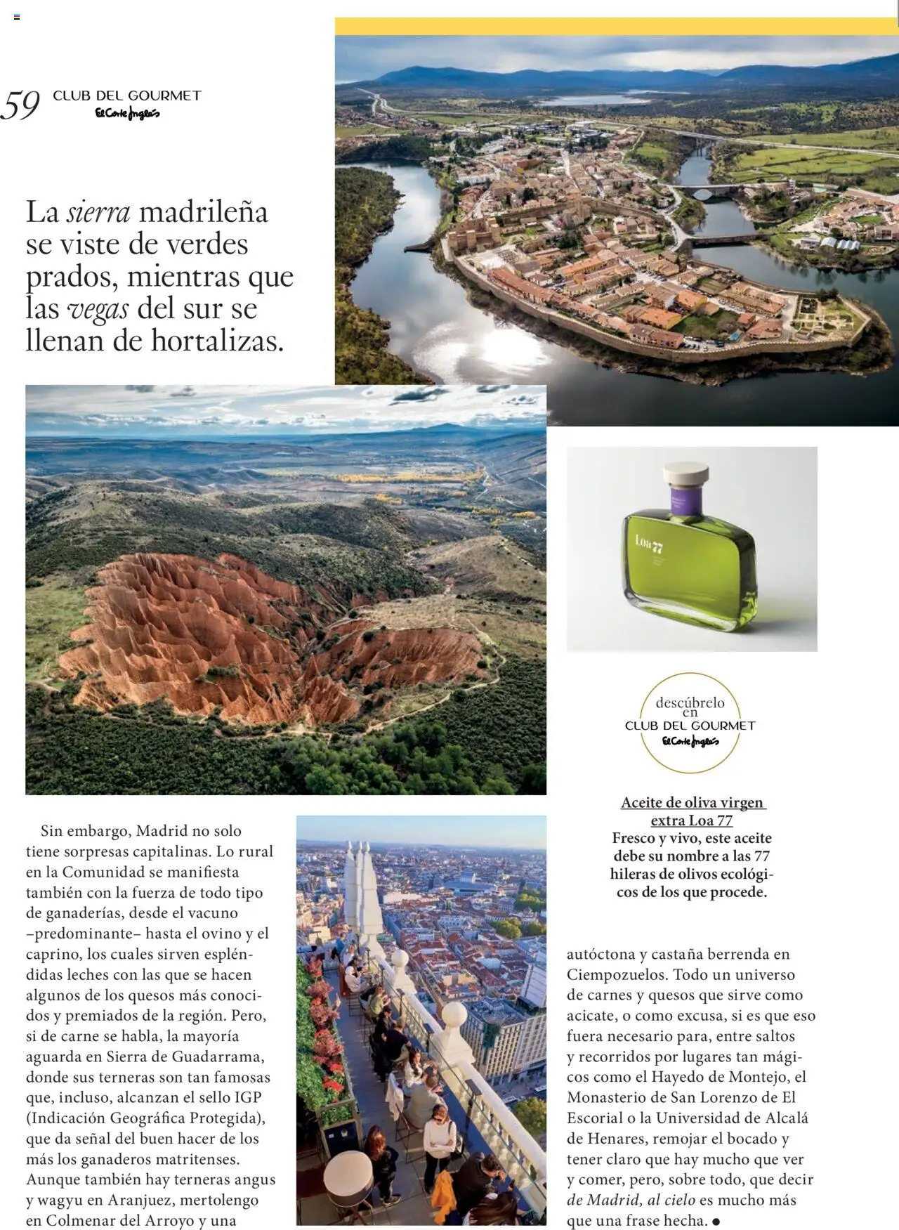 Nuevas ofertas de El Corte Inglés válidas en toda la República Mexicana desde el 29.09.2025. ¡Encuentra las mejores ofertas en El Corte Inglés - Catálogo Gourmet Magazine Otoño! | Página: 59 | Productos: Aceite de oliva, Aceite, Sierra, Sobre