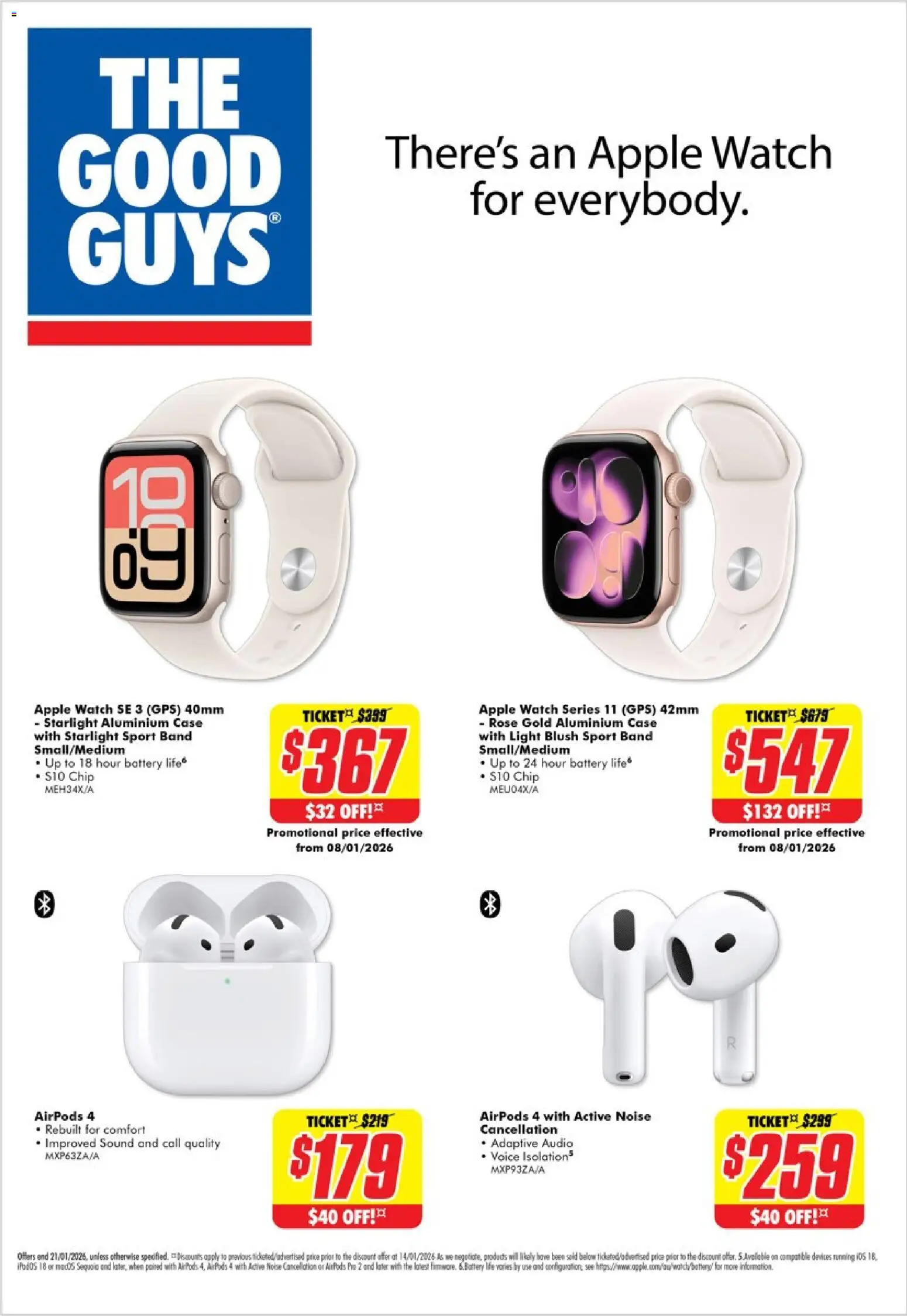 The Good Guys catalogue - valid from 14.01.2026 | Page: 3 | Products: Battery, Light, Audio, Case