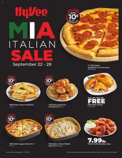 Preview of HyVee weekly ads valid from 22.09.2025