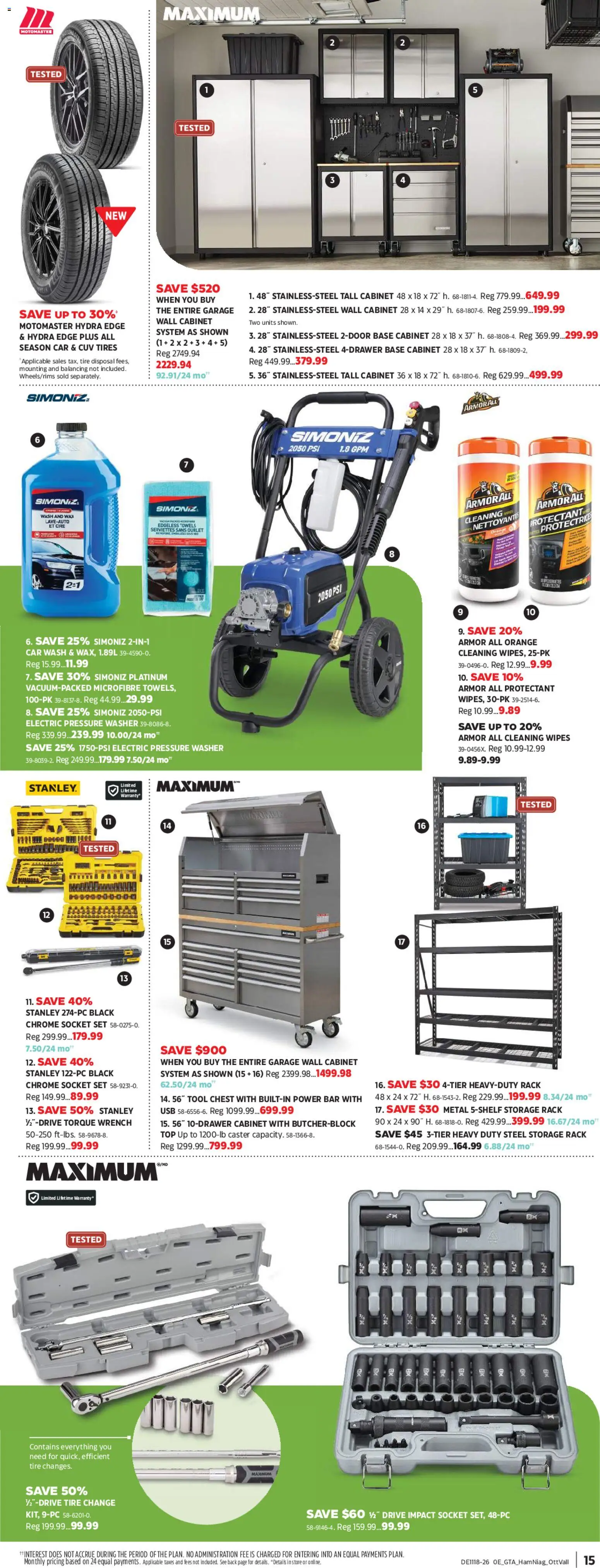 Canadian Tire flyer valid from 30.04.2026 | Page: 21 | Products: Socket, Cabinet