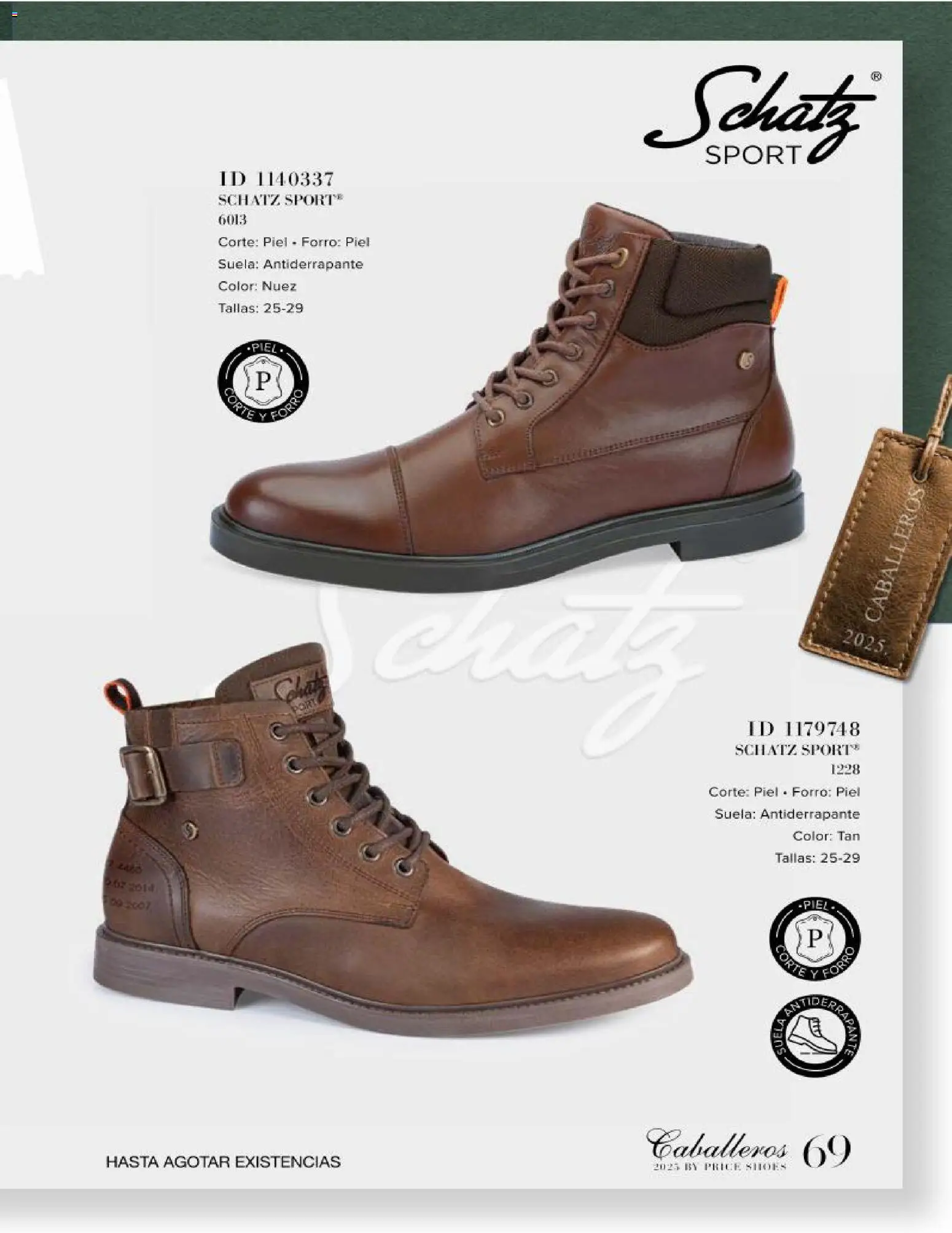 Nuevas ofertas de Price Shoes válidas en toda la República Mexicana desde el 26.11.2025. ¡Encuentra las mejores ofertas en Price Shoes catálogo Caballeros! | Página: 69 | Productos: Nuez