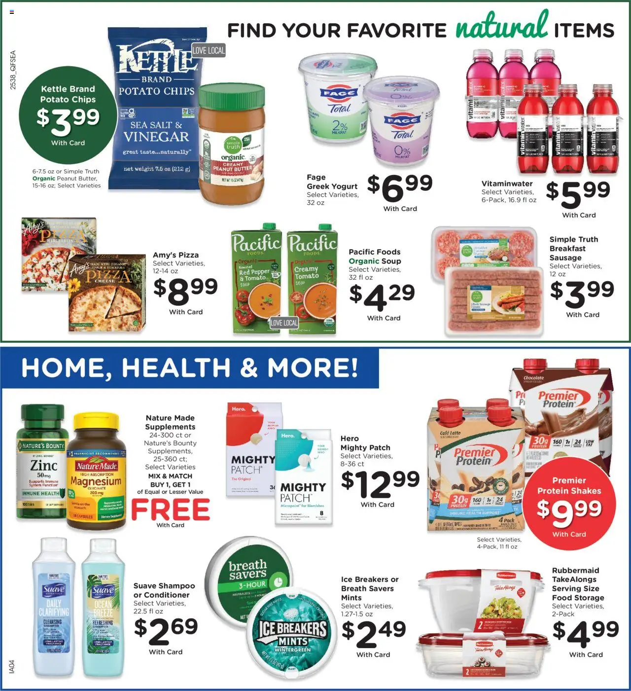 QFC Weekly Ad - valid from 22.10.2025 | Page: 7 | Products: Zinc, Pizza, Salt, Sausage
