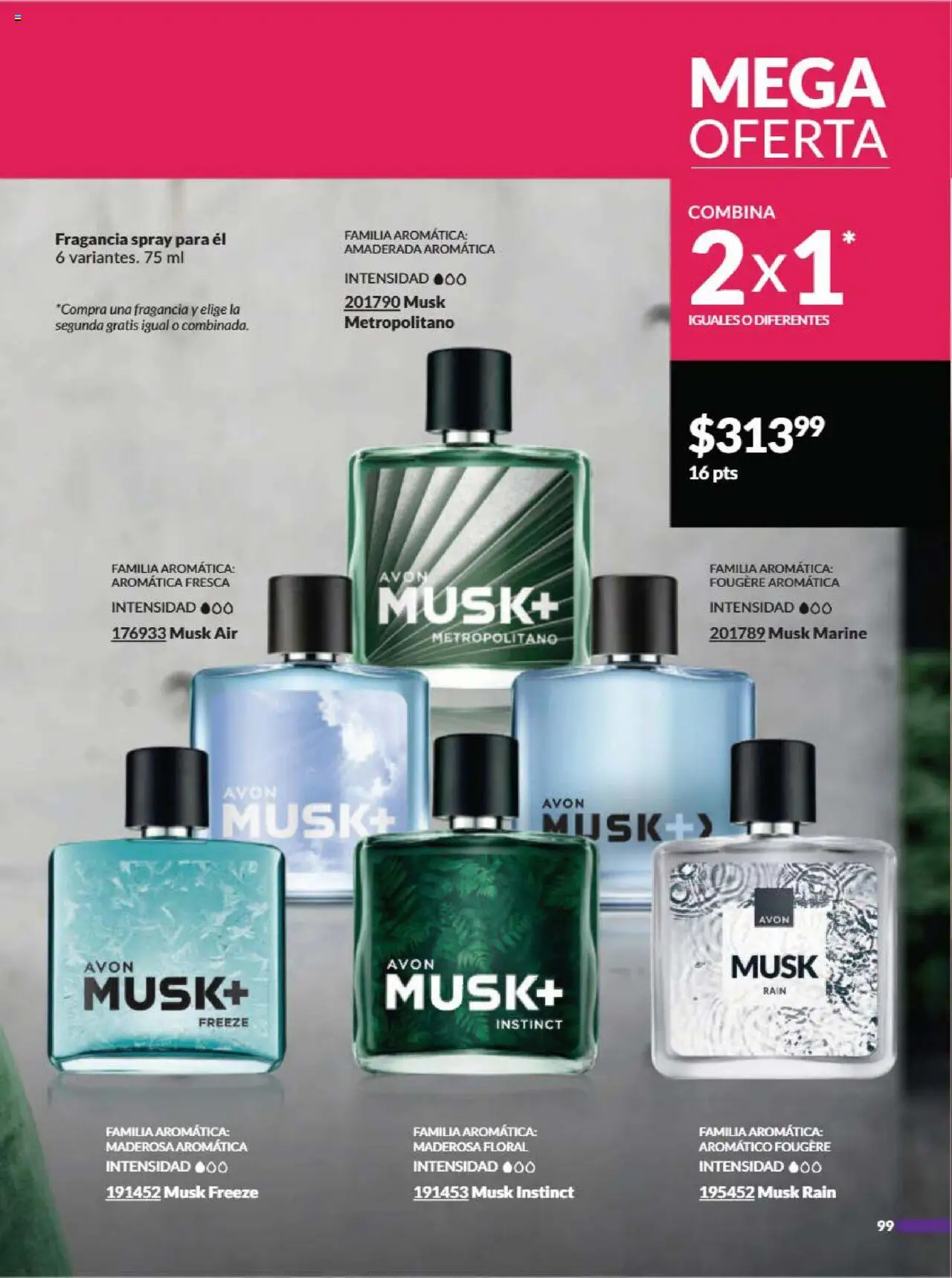 Nuevas ofertas de AVON válidas en toda la República Mexicana desde el 13.09.2025. ¡Encuentra las mejores ofertas en AVON - Campaña 14 2025! | Página: 220 | Productos: Fragancia