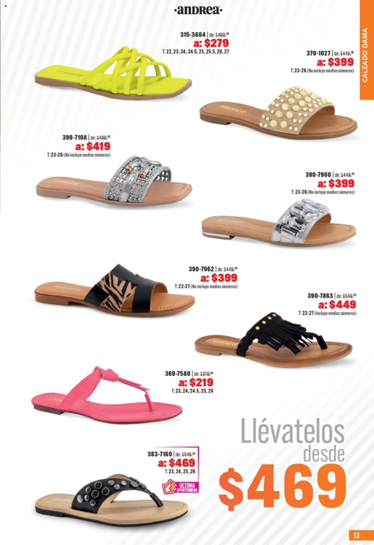 Nuevas ofertas de Andrea válidas en toda la República Mexicana desde el 05.04.2026. ¡Encuentra las mejores ofertas en Andrea catálogo Outlet! | Página: 13