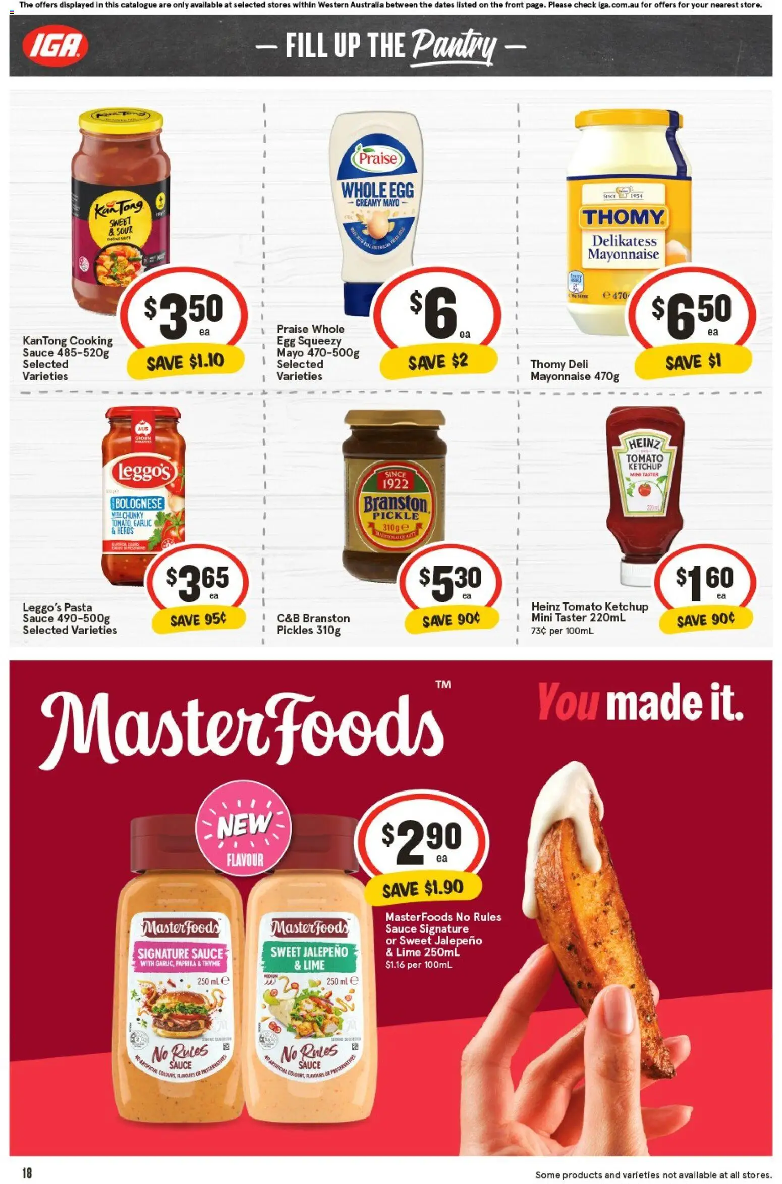 IGA catalogue - valid from 29.10.2025 | Page: 21 | Products: Ketchup, Paprika, Mayonnaise, Lime