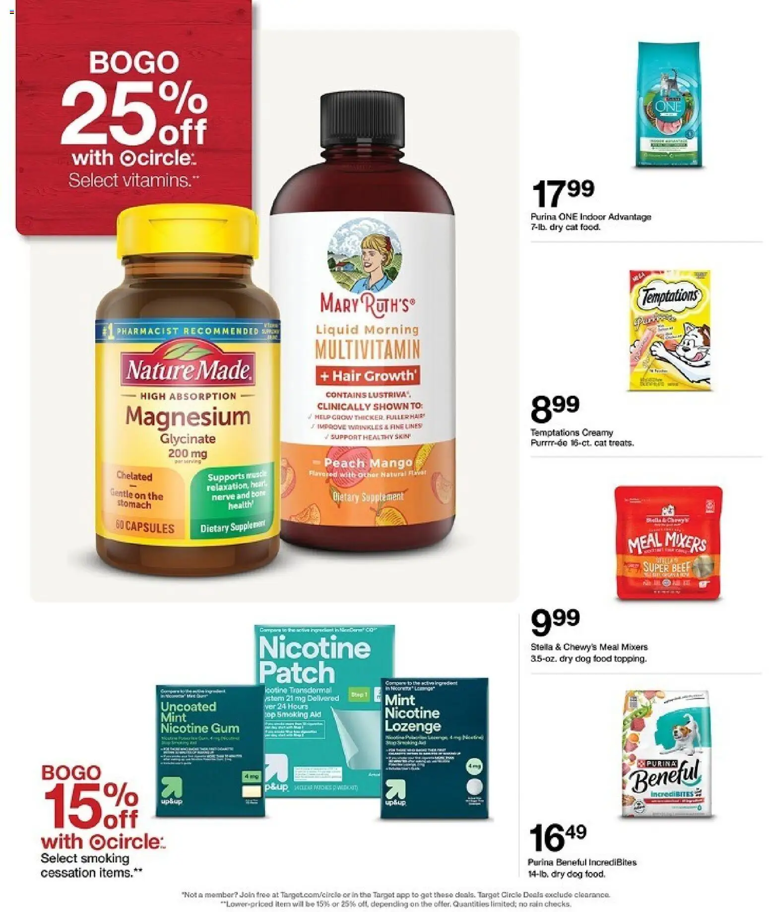 Target Weekly Ad - valid from 09.11.2025 | Page: 40 | Products: Multivitamin, Magnesium, Beef, Mango