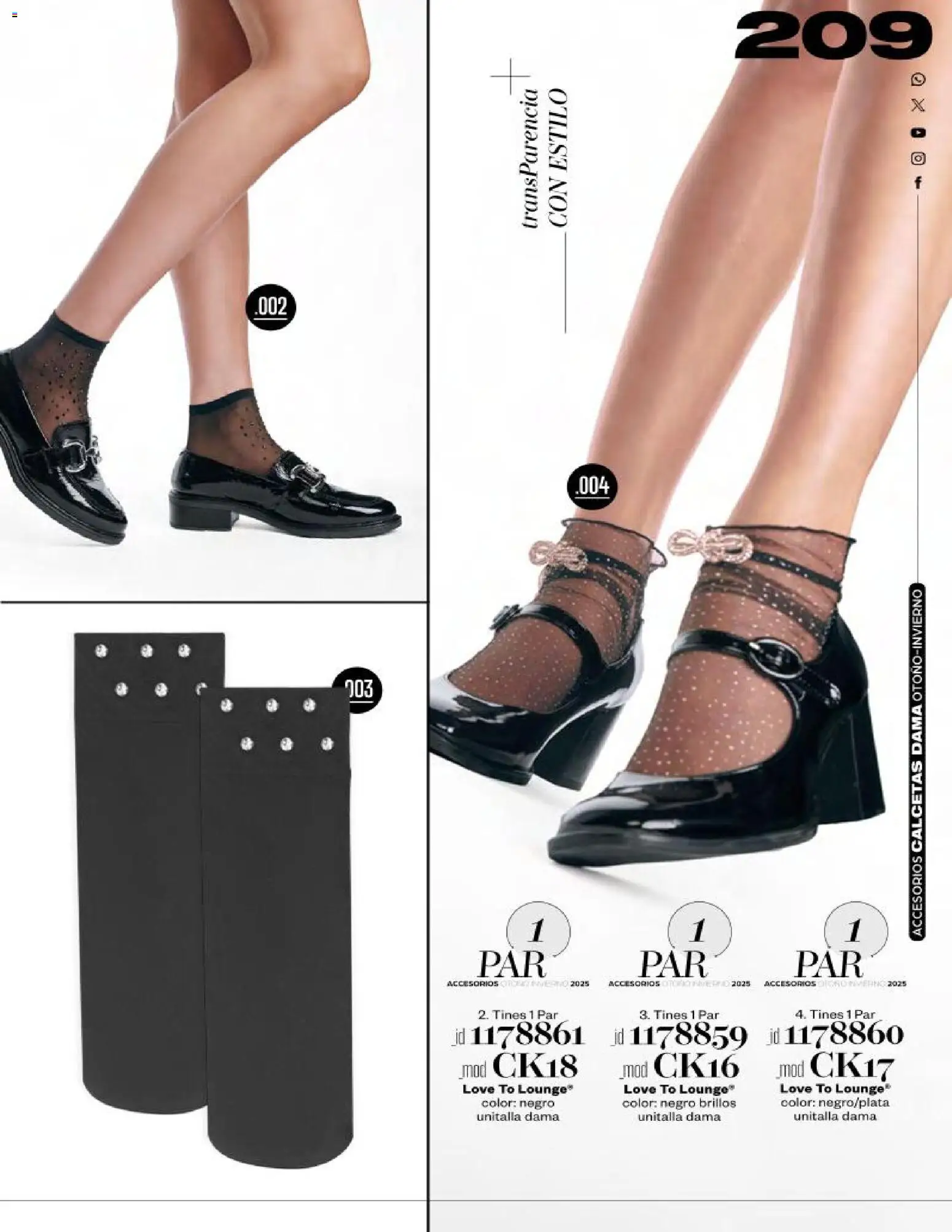 Nuevas ofertas de Price Shoes válidas en toda la República Mexicana desde el 03.11.2025. ¡Encuentra las mejores ofertas en Price Shoes catálogo Accesorios! | Página: 209 | Productos: Calcetas