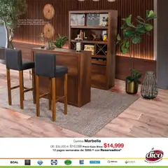 Nuevas ofertas de Muebles Dico válidas en toda la República Mexicana desde el 01.08.2025. ¡Encuentra las mejores ofertas en Muebles Dico - Catálogo Expo Show Agosto! | Página: 47 | Productos: Barra