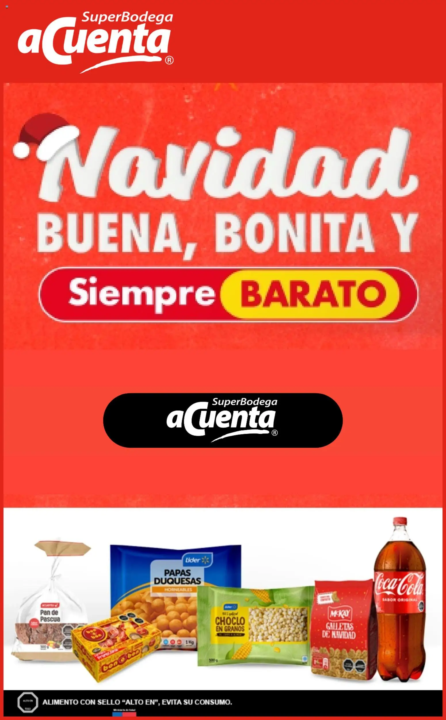Super Bodega aCuenta ofertas  │ válido desde el 24.11.2025 | Página: 1 | Productos: Pan, Choclo, Galletas