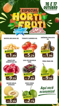 Estrela Azul - Ofertas Hortifruti - Pré-Visualização do folheto da loja Estrela Azul, válido de 16.10.2025