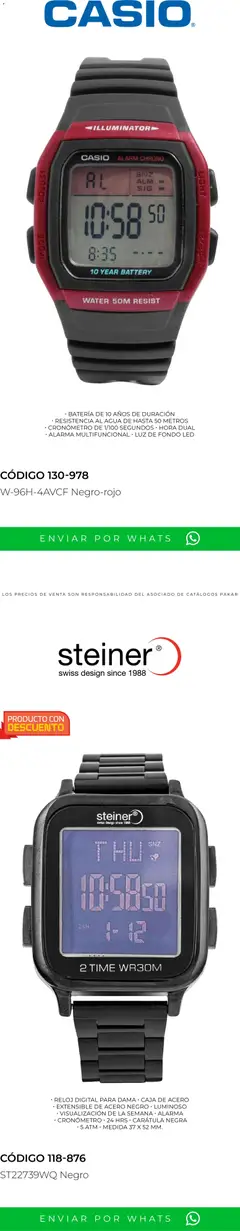 Vista previa de SC Pakar catálogo Premium Invierno , nuevo folleto de la tienda, válido en México a partir del 28.11.2025 | Página: 180 | Productos: Agua, Alarma, Batería, Reloj