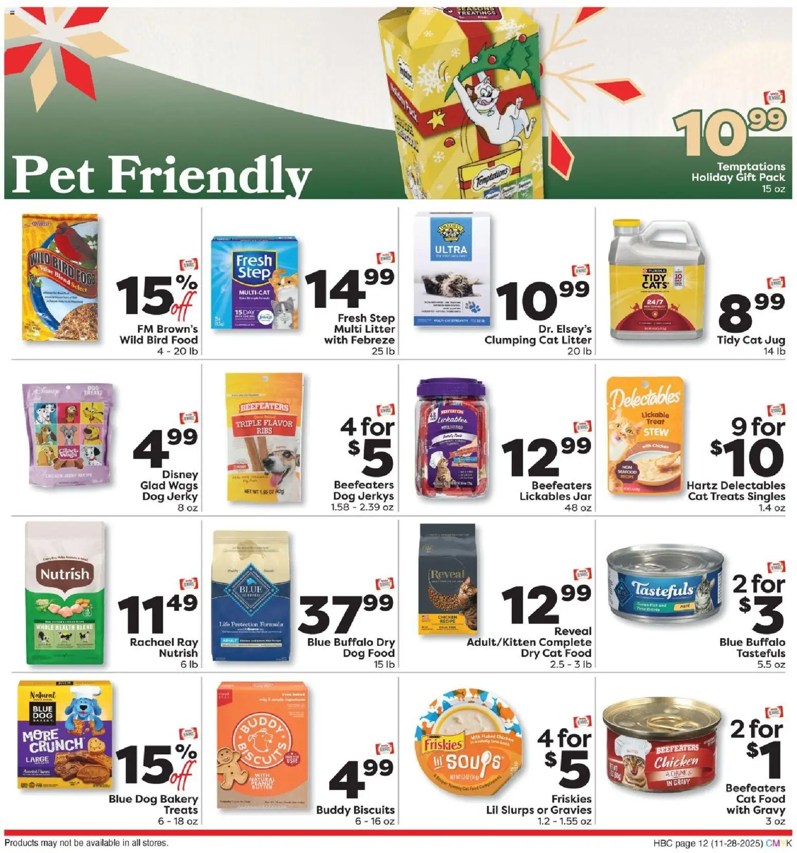 Weis Ad - valid from 28.11.2025 | Page: 12 | Products: Bakery, Cat Food, Cat Litter, Seafood