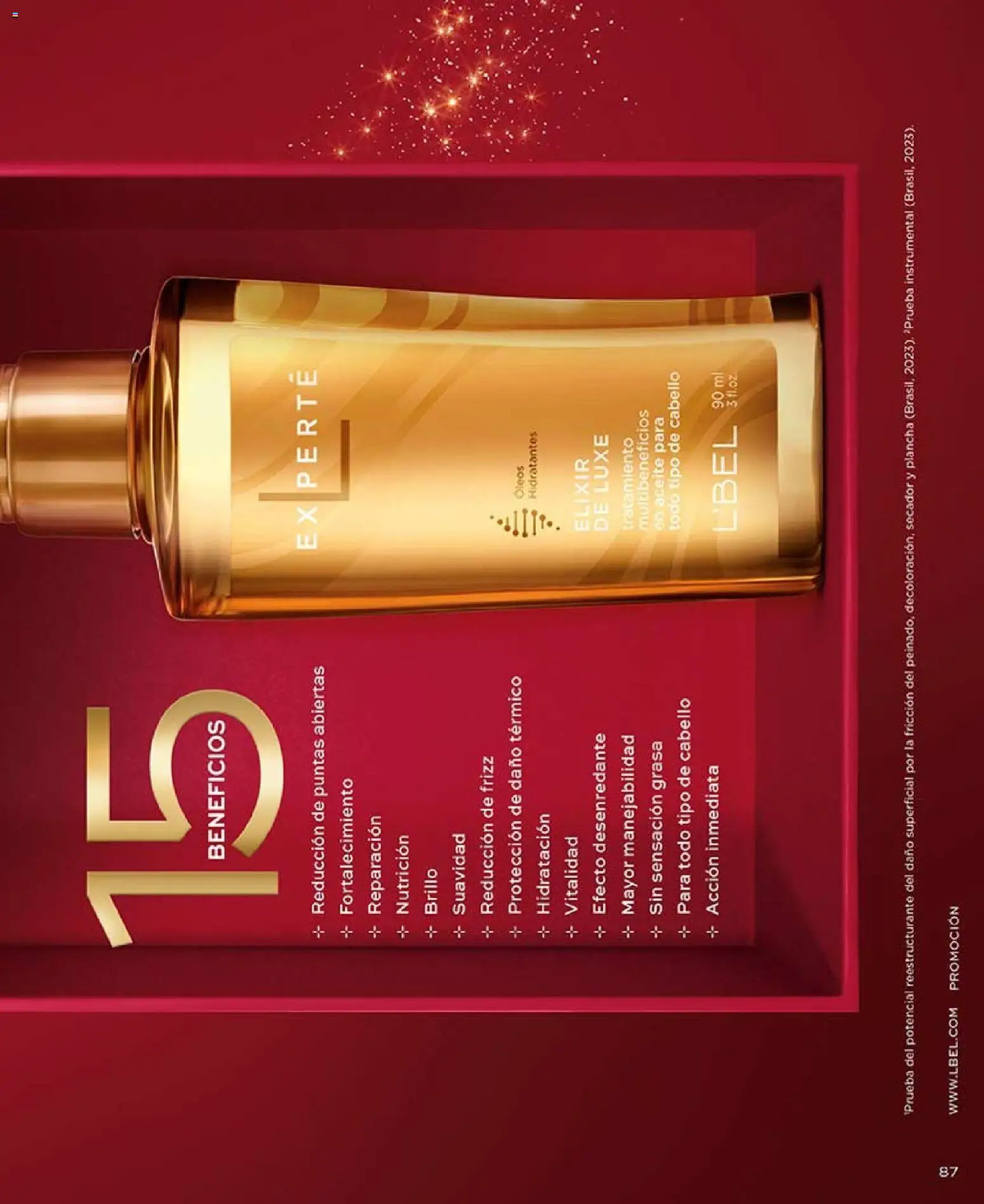 L'Bel revista - valida desde el 03.11.2025 | Página: 87 | Productos: Plancha, Brillo, Aceite