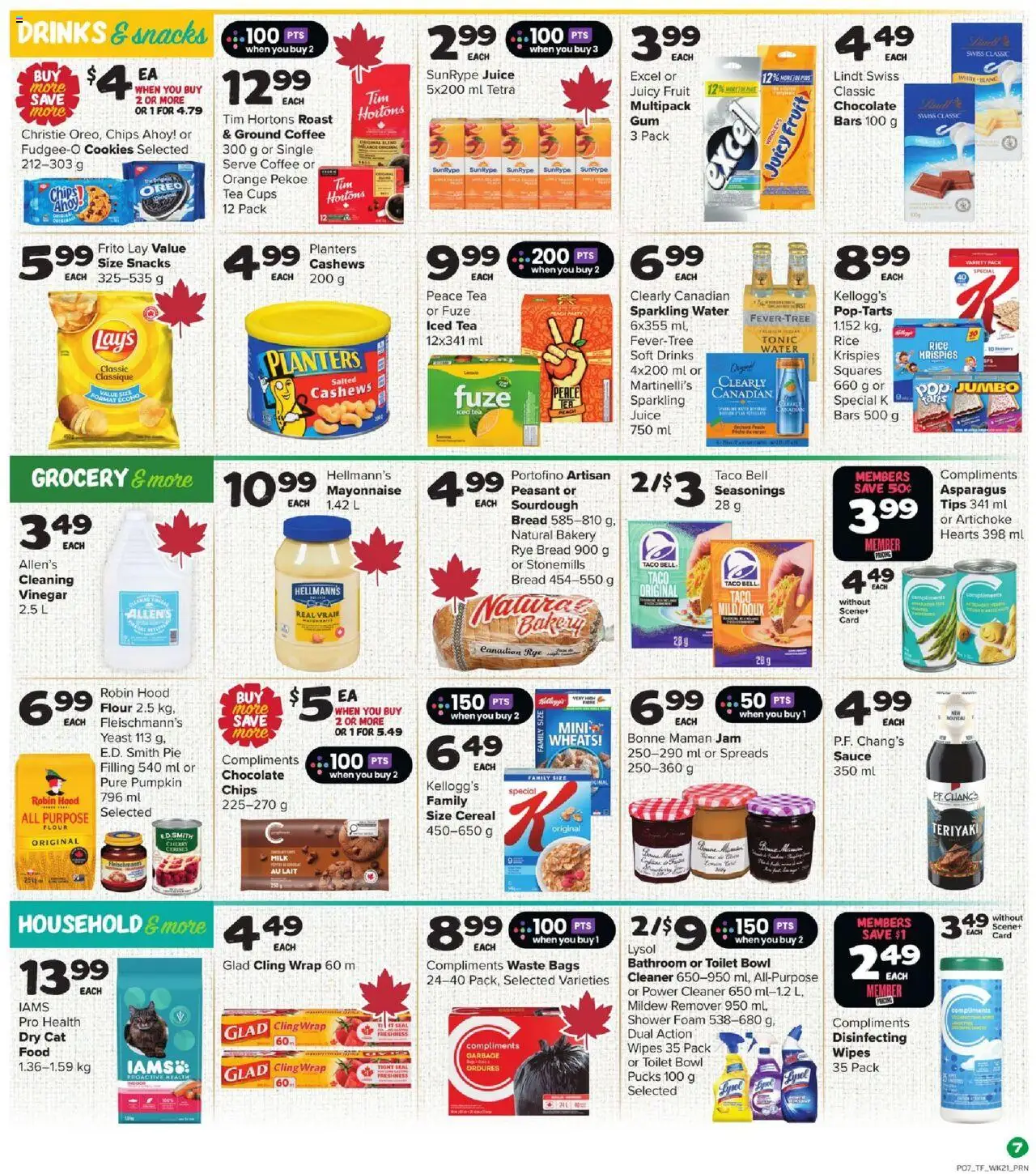 Thrifty Foods flyer valid from 18.09.2025 | Page: 8 | Products: Tea, Bakery, Coffee, Chocolate