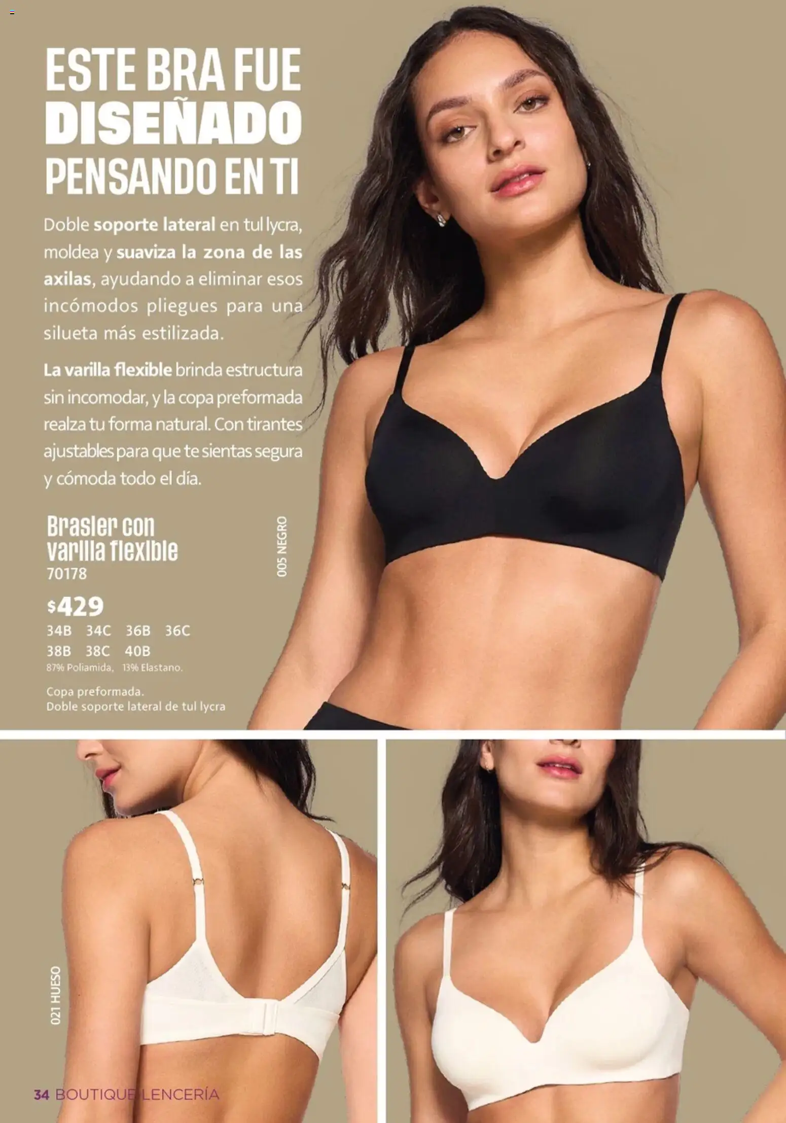 Nuevas ofertas de Ilusión válidas en toda la República Mexicana desde el 01.03.2026. ¡Encuentra las mejores ofertas en Ilusión catálogo Primavera! | Página: 36 | Productos: Flexible, Tirantes, Lenceria, Té