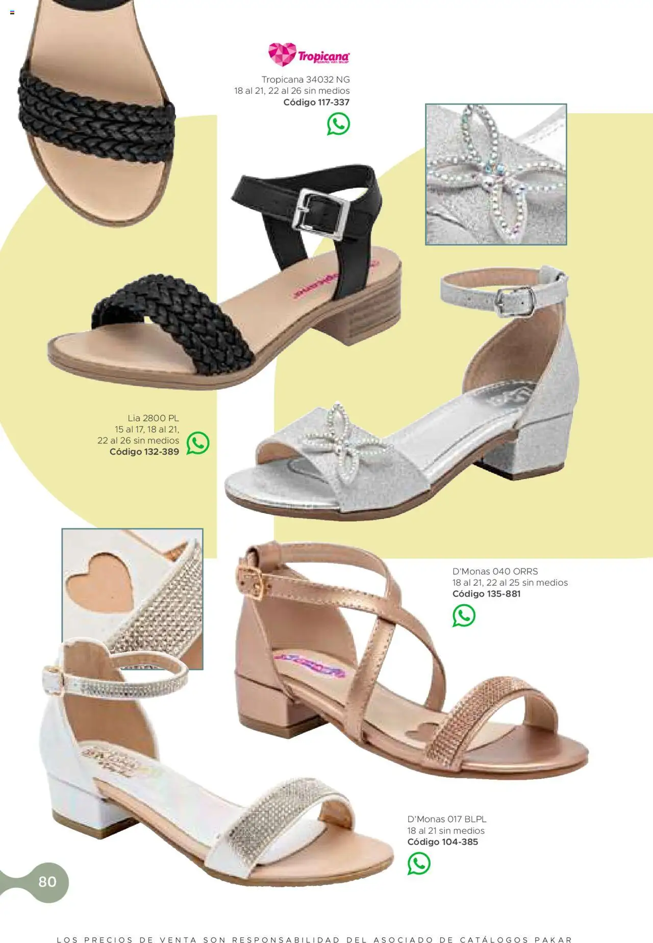 Nuevas ofertas de SC Pakar válidas en toda la República Mexicana desde el 24.07.2025. ¡Encuentra las mejores ofertas en SC Pakar - Catálogo Nina otoño / invierno! | Página: 80