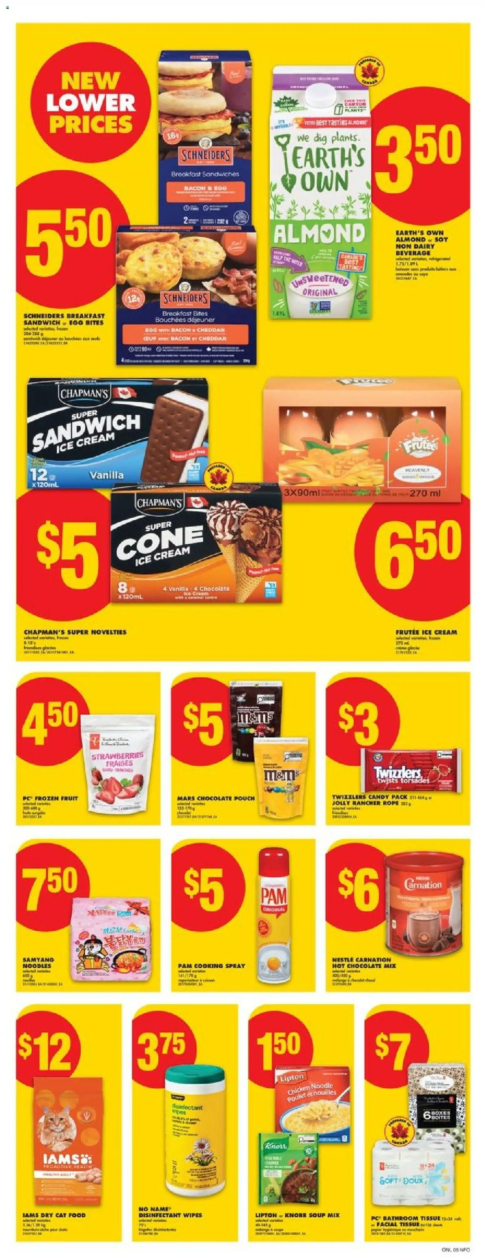 No Frills flyer valid from 26.02.2026 | Page: 11 | Products: Noodles, Cream, Ice cream, Chicken