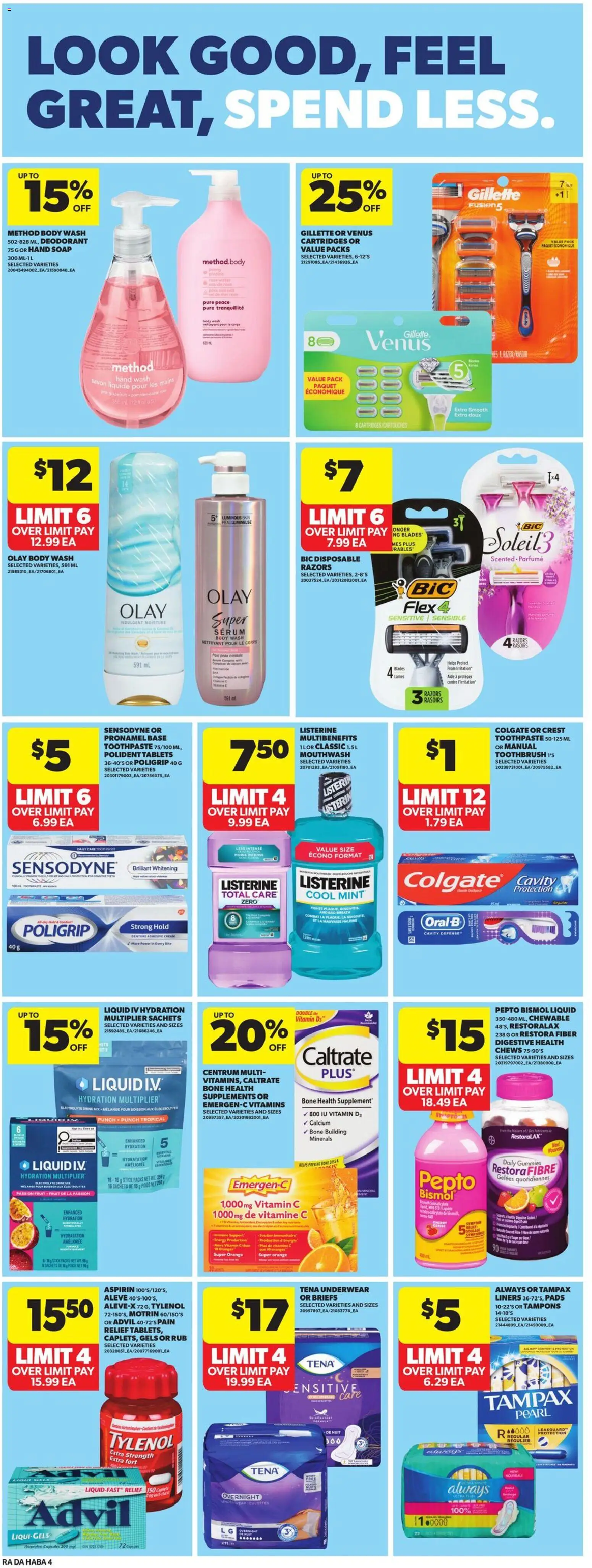 Atlantic Superstore flyer valid from 30.04.2026 | Page: 25 | Products: Soap, Deodorant, Mouthwash, Underwear