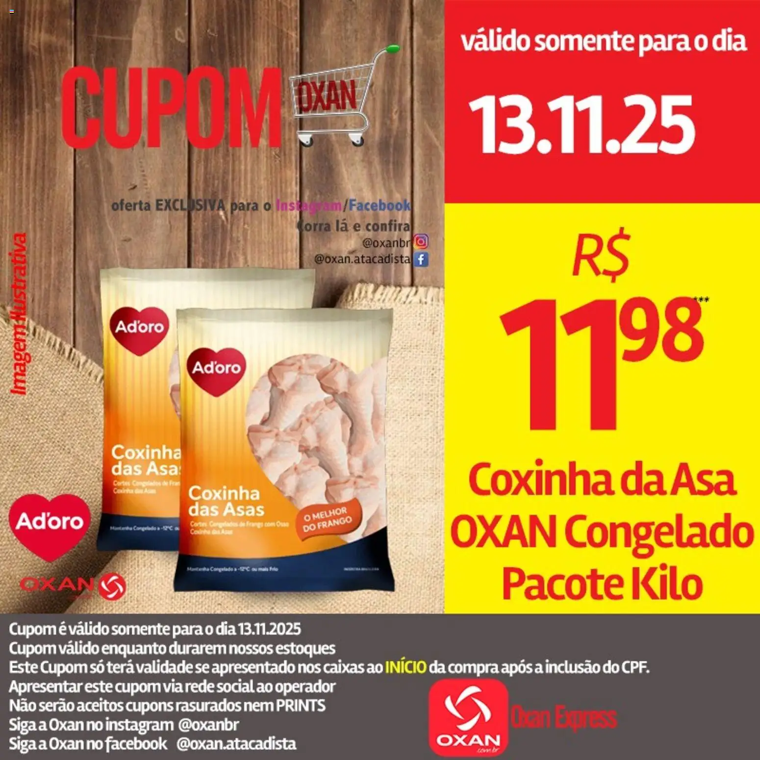 Oxan Atacadista Folheto - válido de 13.11.2025 | Página: 10 | Produtos: Frango