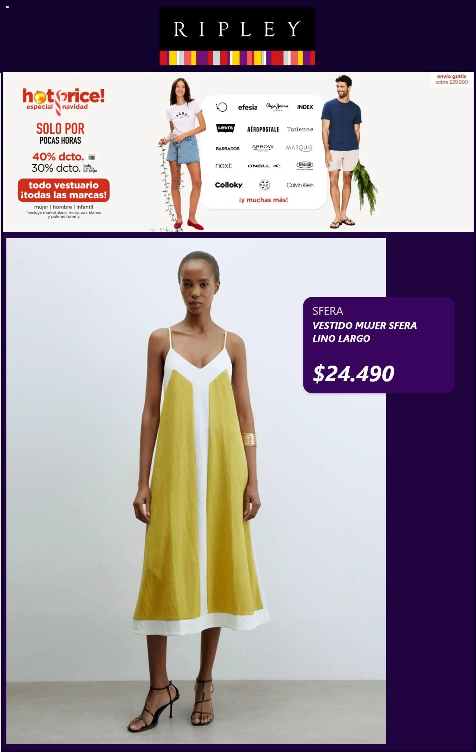 Ripley ofertas  │ válido desde el 16.12.2025 | Página: 10 | Productos: Vestido, Sobre