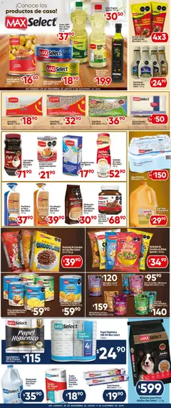 Vista previa de Calimax folleto, nuevo folleto de la tienda, válido en México a partir del 28.11.2025 | Página: 4 | Productos: Harina, Azúcar, Aceite de oliva, Hojuelas