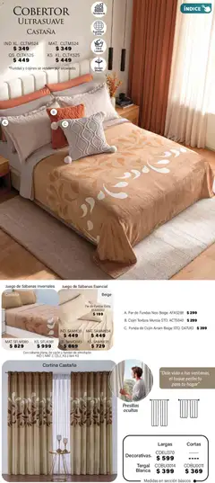 Vista previa de Colchas Concord Buen Fin, nuevo folleto de la tienda, válido en México a partir del 01.11.2025 | Página: 399 | Productos: Cobertor, Juego, Almohada, Sabanas