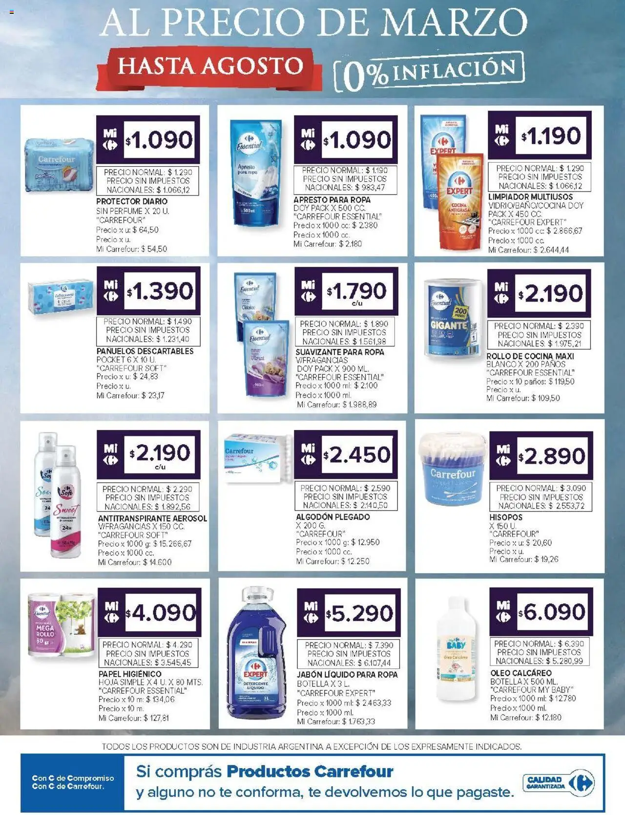 Carrefour ofertas - Comodoro │ válido desde el 05.08.2025 | Página: 11 | Productos: Jabón líquido, Jabón, Ropa, Limpiador