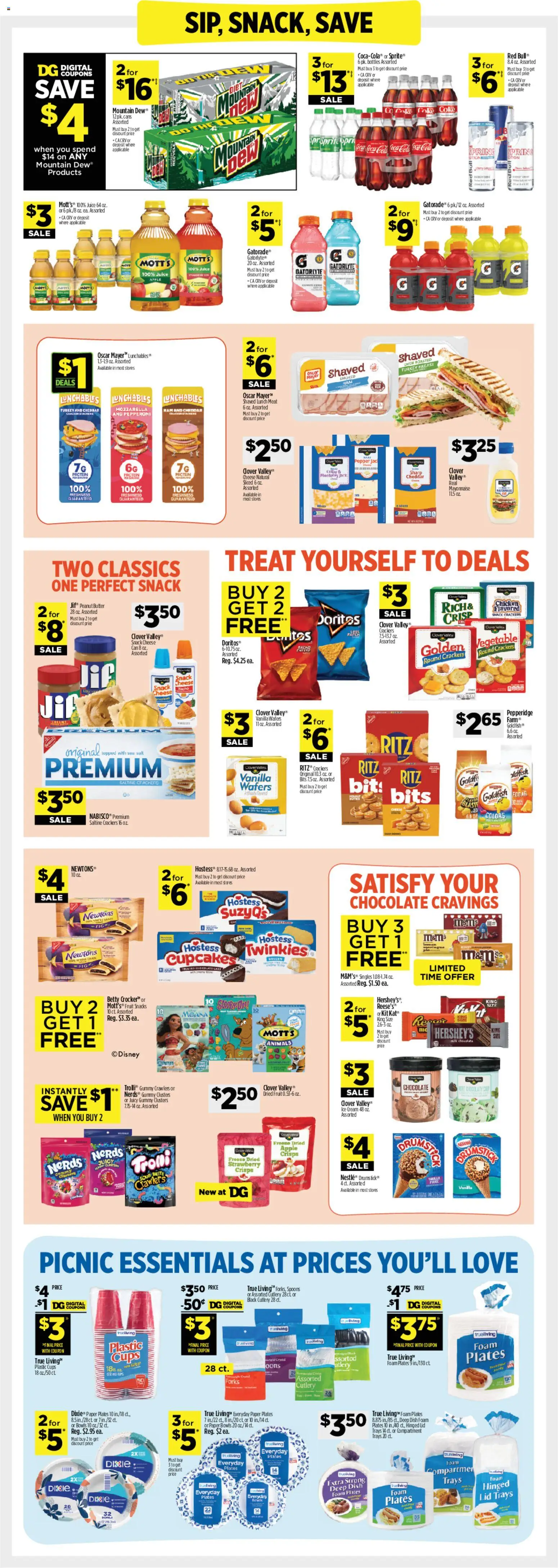 Dollar General Weekly Ad - valid from 05.04.2026 | Page: 5 | Products: Chocolate, Ham, Pepper, Oven