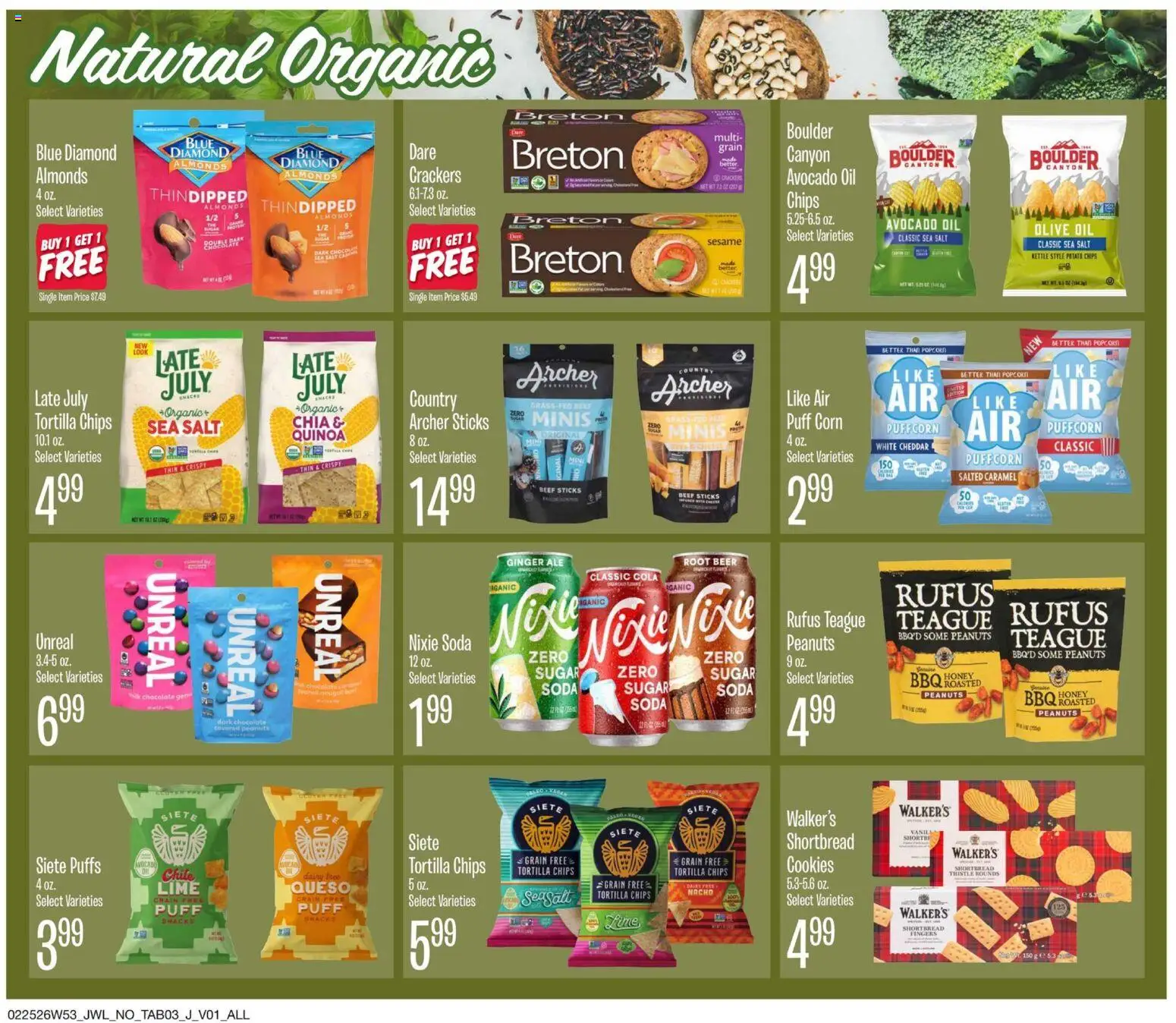 Jewel Osco Specialty & Local - valid from 25.02.2026 | Page: 3 | Products: Ginger, Oil, Beer, Chips