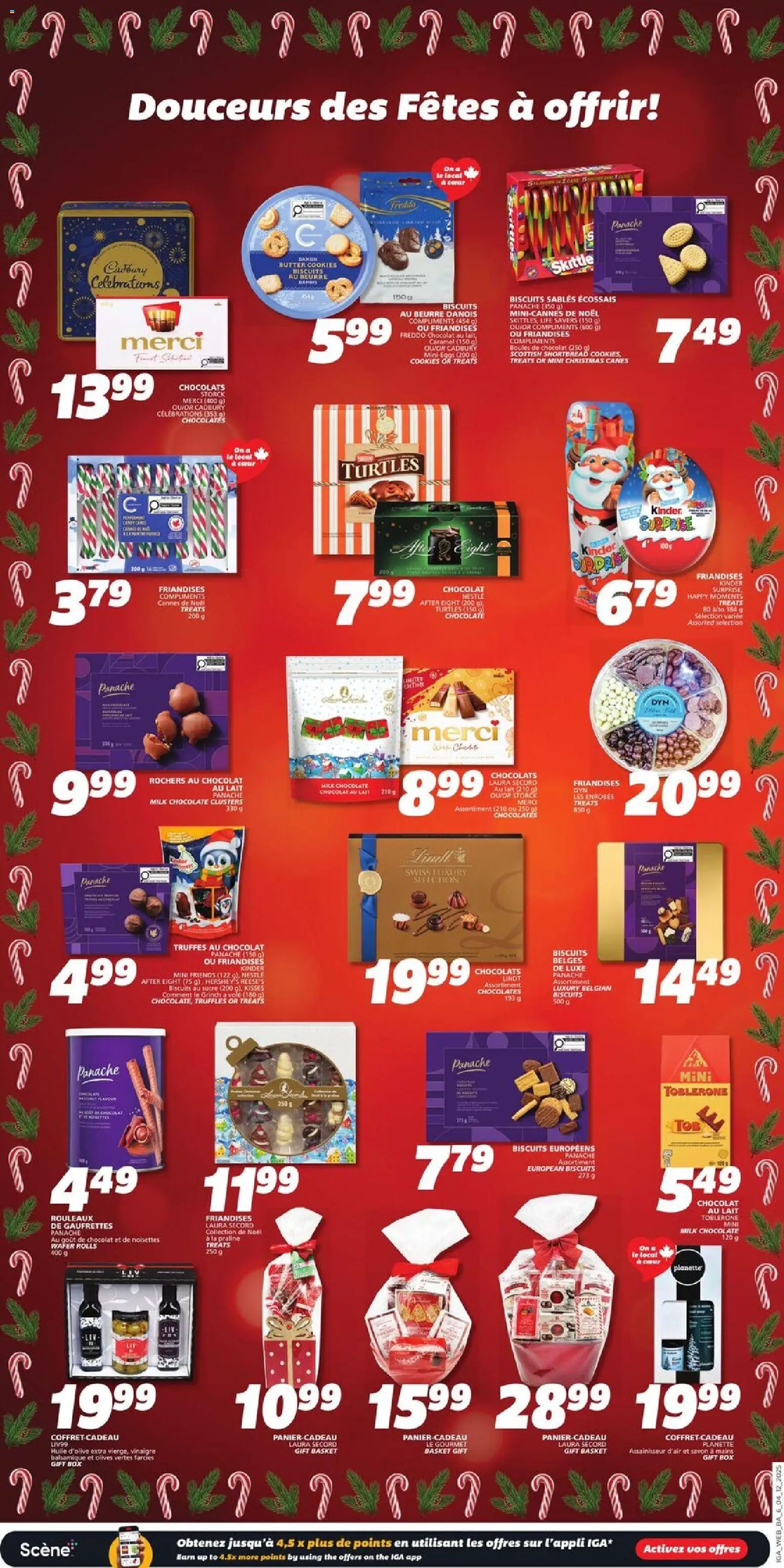 IGA flyer valid from 04.12.2025 | Page: 8 | Products: Cookies, Butter, Eggs, Chocolate