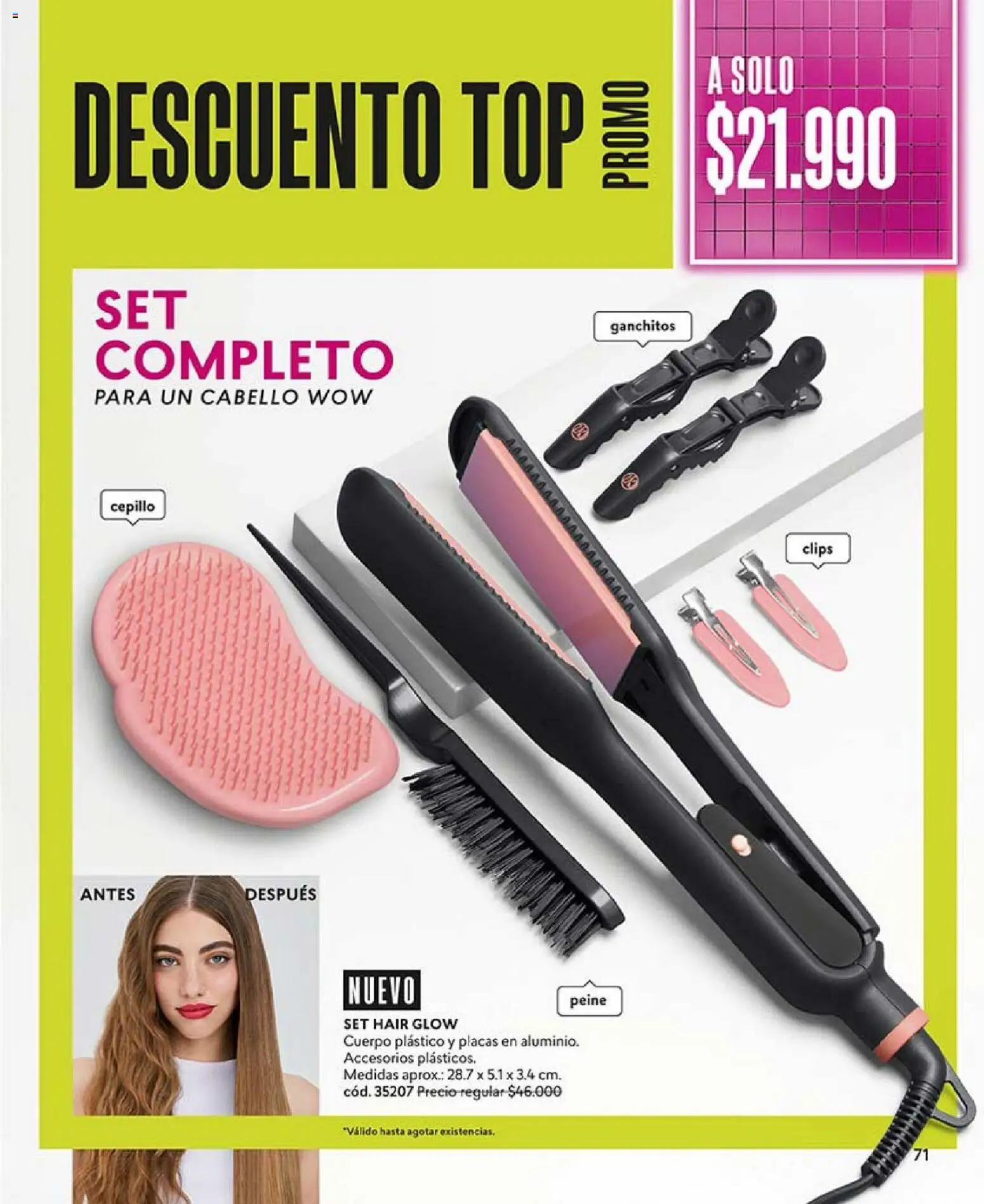 Catálogo CyZone Campaña 4 │ válido desde el 15.02.2026 | Página: 71 | Productos: Top, Cepillo, Peine