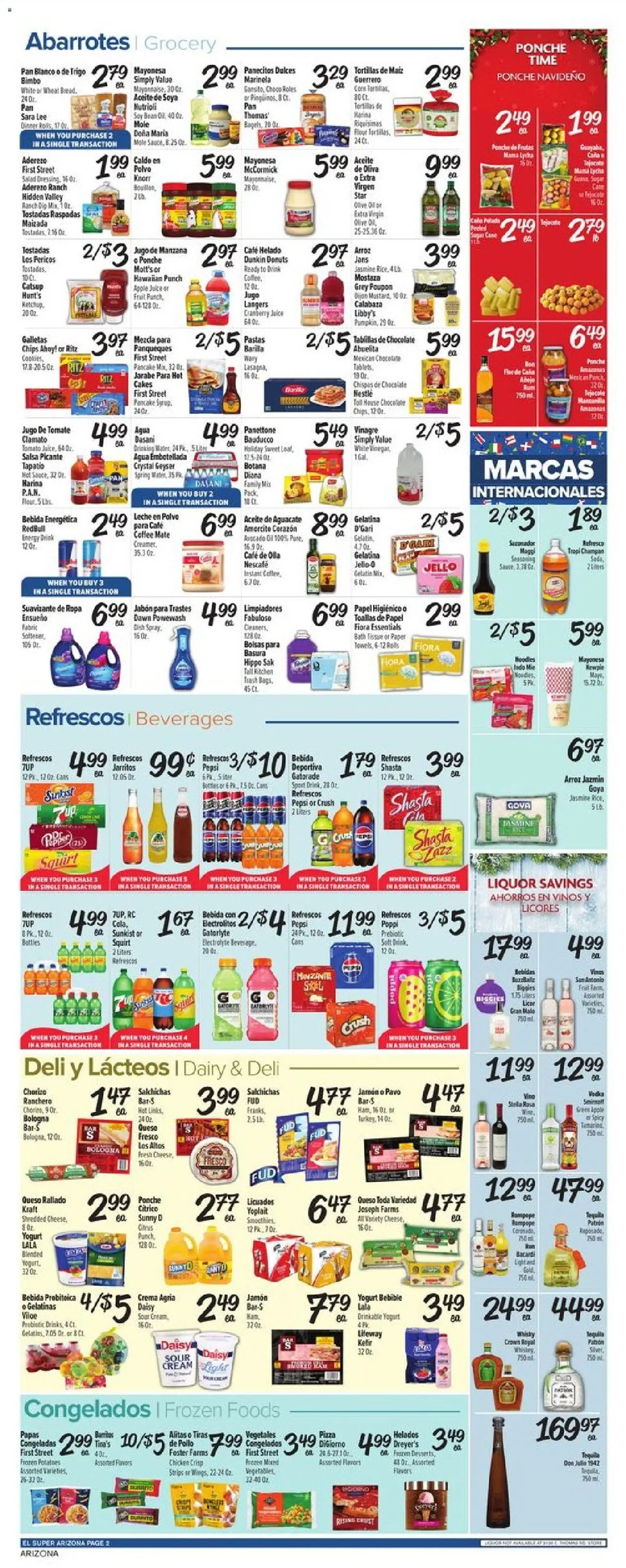 El Super Weekly Ad - AK - valid from 17.12.2025 | Page: 2 | Products: Yogurt, Pizza, Juice, Vegetables