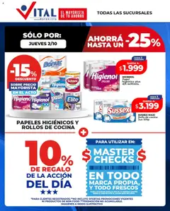 Vista previa Vital - Todas las sucursales válido desde el 02.10.2025