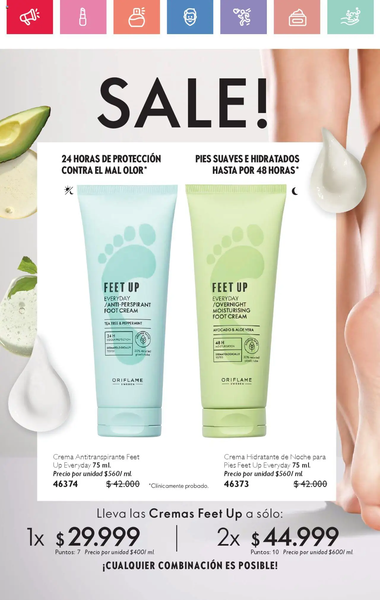 Oriflame revista - valida desde el 02.08.2025 | Página: 26 | Productos: Crema, Combinación, Antitranspirante, Loción tonificante
