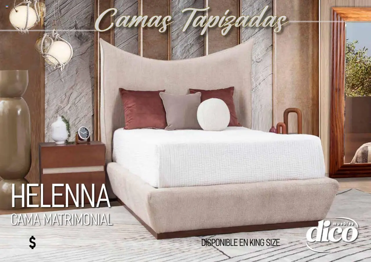 Nuevas ofertas de Muebles Dico válidas en toda la República Mexicana desde el 25.09.2025. ¡Encuentra las mejores ofertas en Muebles Dico - Catálogo Camas Topazidas! | Página: 49 | Productos: Cama
