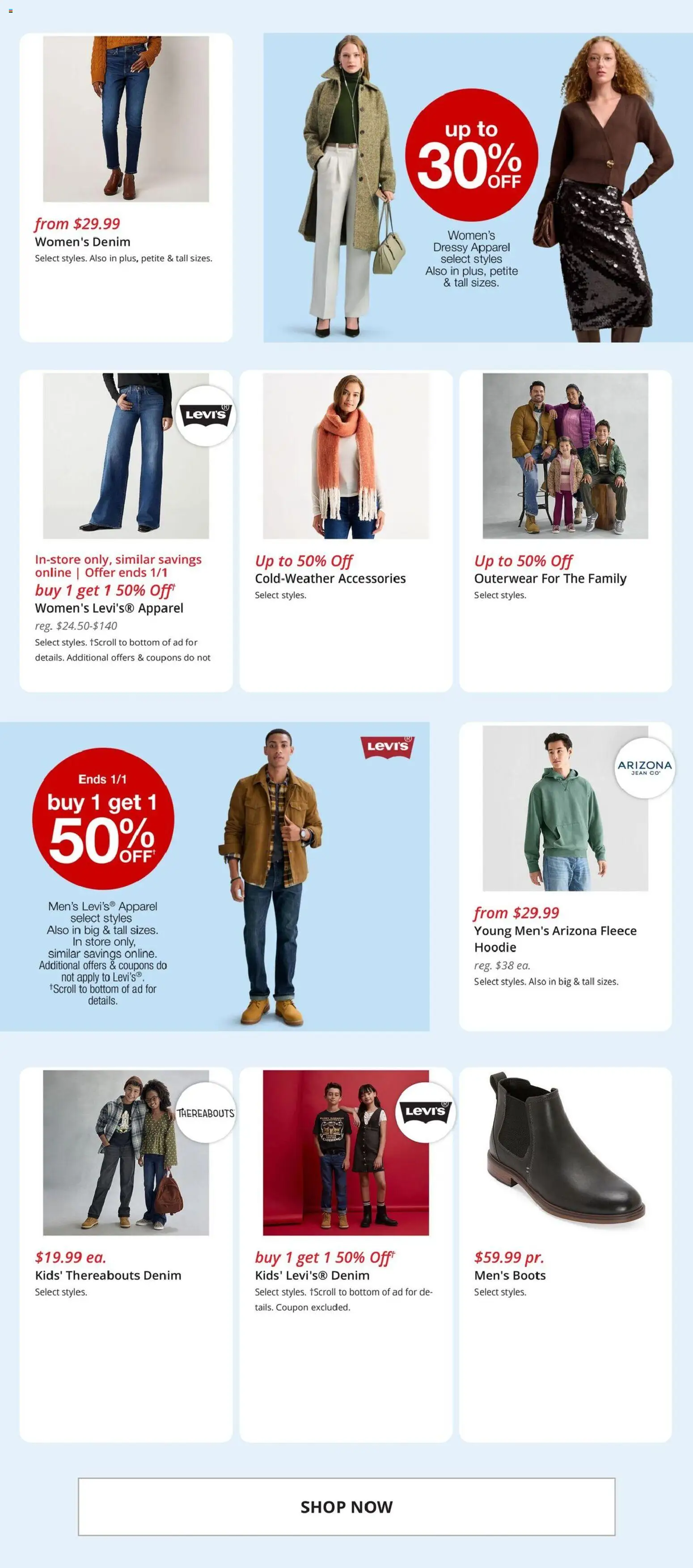 JCPenney Weekly Ad - valid from 29.12.2025 | Page: 3 | Products: Hoodie, Boots